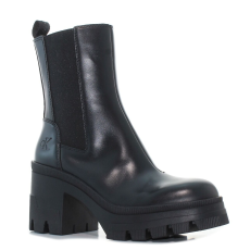 Calvin Klein Chunky Heeled Chelsea fekete női bokacsizma Méret:37