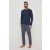 Calvin Klein férfi pizsama 000NM2184E XL INTL Fehér/Navy