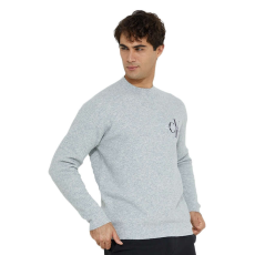 Calvin Klein Jeans Comfort fit pulóver hozzáadott gyapjúval, szürke, L INTL