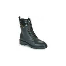 Calvin Klein Jeans Csizmák RUBBER SOLE COMBAT BOOT W/HW Fekete 38
