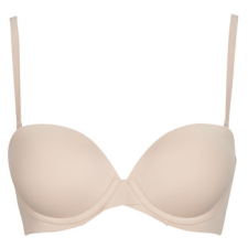Calvin Klein Jeans Párnázott PUSH UP STRAPLESS Bézs US 34A melltartó