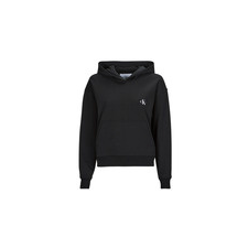 Calvin Klein Jeans Pulóverek WOVEN LABEL HOODIE Fekete EU XS női pulóver, kardigán