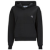 Calvin Klein Jeans Pulóverek WOVEN LABEL HOODIE Fekete EU XS