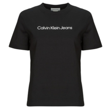 Calvin Klein Jeans Rövid ujjú pólók A- INST. LOGO CLASSIC TEE SS Fekete EU S