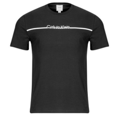 Calvin Klein Jeans Rövid ujjú pólók SPLIT LINE LOGO T-SHIRT Fekete EU XXL