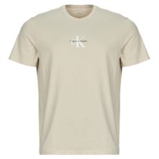 Calvin Klein Jeans Rövid ujjú pólók SS 30S MICRO MONOLOGO GRAPHIC TE Bézs EU M