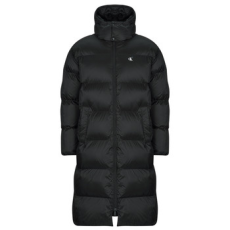 Calvin Klein Jeans Steppelt kabátok LS LONG LENGTH HOODED NYLON PUFF Fekete EU XL