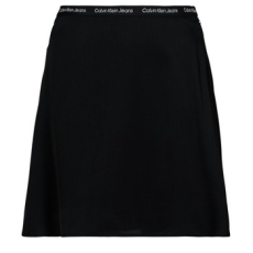 Calvin Klein Jeans Szoknyák LOGO ELASTIC SKIRT Fekete EU M