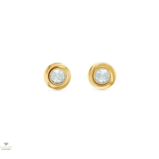 Calvin Klein Twisted Bezel Solitaire női fülbevaló - CKJ35000772 fülbevaló