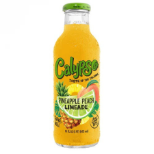 Calypso Pineapple Peach ananász és barack ízű limonádé 473ml üdítő, ásványviz, gyümölcslé
