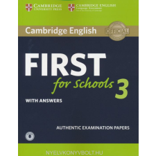 CAMB ENG FIRST SCHOOLS 3+KEY+AUDIO nyelvkönyv, szótár