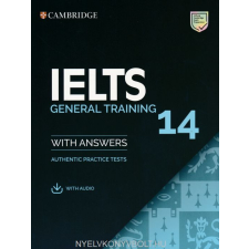 CAMB IELTS 14 GENERAL SB+KEY+AUDIO nyelvkönyv, szótár