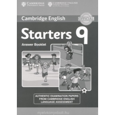  CAMBRIDGE STARTERS 9 ANSWERS nyelvkönyv, szótár
