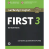Cambridge University Press Cambridge English First 3 Student's Book with Answers with Audio | Cambridge English Language Assessment