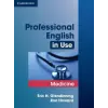 Cambridge University Press Professional English in Use Medicine | Eric Glendinning,Ron Howard