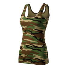  Camo Triumph atléta női barna terepszín XL női trikó