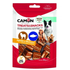 Camon Camon snack bárányos tőkehalas kockák 80 g jutalomfalat kutyáknak