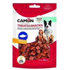 Camon Camon snack lazacos kockák 80 g jutalomfalat kutyáknak