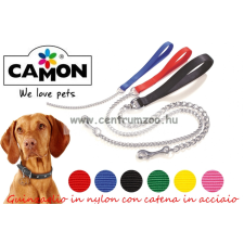  Camon Eash With Steel Chain Láncos Póráz 80Cm 3Mm (F162/01) Piros nyakörv, póráz, hám kutyáknak