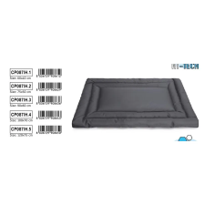 Camon S.p.A. CP087/H.2 Párna szögletes antracit 75x50cm HI-TECH szállítóbox, fekhely kutyáknak