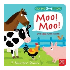  Can You Say It Too? Moo! Moo! – Sebastien Braun idegen nyelvű könyv