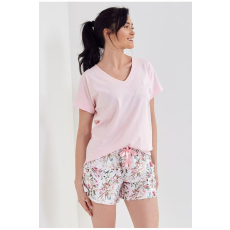 Cana Aromatica rövid női pizsama, rózsaszín S