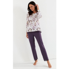 Cana Botanic női pizsama, ekrü XL