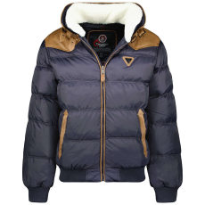  CANADIAN PEAK férfi kabát BARILLO MEN 001 téli, bundás gallérral, S Sötétkék
