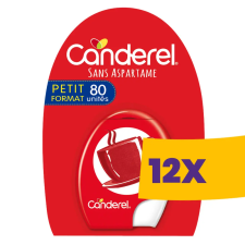 CANDEREL szukralóz édesítő tabletta 80db (Karton - 12 csomag) alapvető élelmiszer