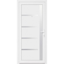  CanDo PVC bejárati ajtó California fehér / fehér 98 cm x 208 cm bal építőanyag