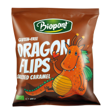 Candycrush Biopont bio dragon flips kukorica snack sós karamellás 25 g reform élelmiszer