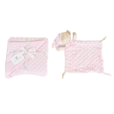Cangaroo Bennie takaró szundikendővel 75x0cm pink MBN-111873 babaágynemű, babapléd