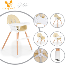 Cangaroo Gelato fa etetőszék 2in1 bézs etetőszék