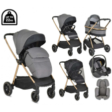  Cangaroo Hydra 3in1 babakocsi i-size hordozóval - Szürke babakocsi