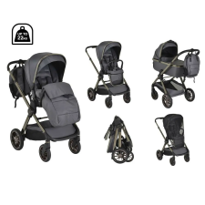 Cangaroo iCLICK 2in1 multifunkciós babakocsi - Szürke babakocsi