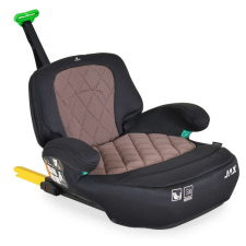  Cangaroo Jax i-Size ülésmagasító 125-150cm  isofix - Fekete/barna ülésmagasító
