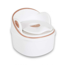 Cangaroo Rum Baba 3in1 bili átalakítható WC szűkítő + fellépő , szilikon ülés - fehér bili