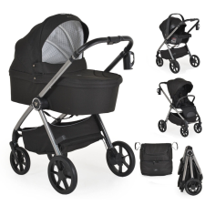 Cangaroo Unique 3:1 multifunkciós babakocsi 22kg-ig - Black babakocsi