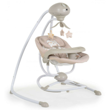 Cangaroo Woodsy 2 az 1-ben Elektromos Baba Hinta és Etetőszék - Bézs etetőszék