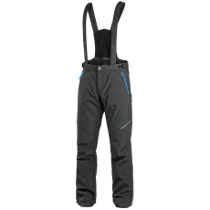 Canis Férfi téli softshell nadrág CXS TRENTON - Fekete / kék | 50
