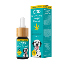 Cannadorra CBD olaj kutyáknak 5% Bacon, 10 ml vitamin, táplálékkiegészítő kutyáknak