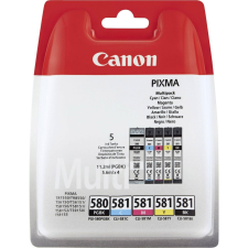 Canon 2078C007 tintapatron 5 db Eredeti Fekete, Kék, Cián, Magenta, Sárga (2078C007) nyomtatópatron & toner