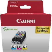 Canon 2934B015 tintapatron 3 db Eredeti Cián, Magenta, Sárga (2934B015) nyomtatópatron & toner