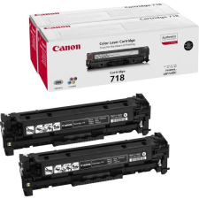 Canon 718BK Canon 718VP fekete toner Twin Value Pack /2662B005/ nyomtatópatron & toner