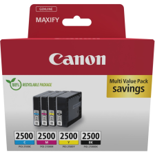 Canon 9290B006 tintapatron 4 db Eredeti Fekete, Cián, Magenta, Sárga (9290B006) nyomtatópatron & toner