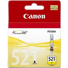 Canon CLI-521Y Tintapatron Pixma iP3600, 4600, MP540 nyomtatókhoz, CANON, sárga, 9ml nyomtatópatron & toner