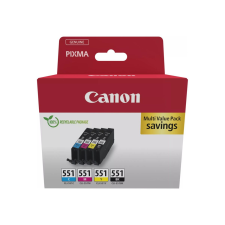 Canon - CLI-551 C/M/Y/Bk (4x7 ml) Tintapatron Multipack - 6509B015 nyomtatópatron & toner