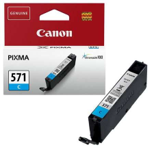 Canon CLI-571C Tintapatron Pixma MG5750, 6850,7750 nyomtatókhoz, CANON, cián, 7 ml nyomtatópatron & toner