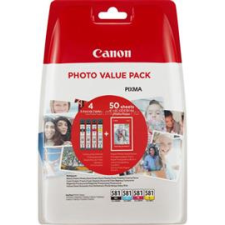 Canon CLI-581 színes eredeti tintapatron multipack + fotópapír (2106C005) nyomtatópatron & toner