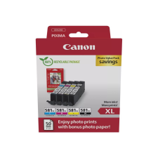 Canon cli-581xl tintapatron multipack photo 4x8,3ml nyomtatópatron & toner